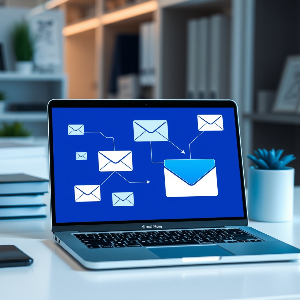Integración de correo electrónico y protocolos de mensajería en un portátil